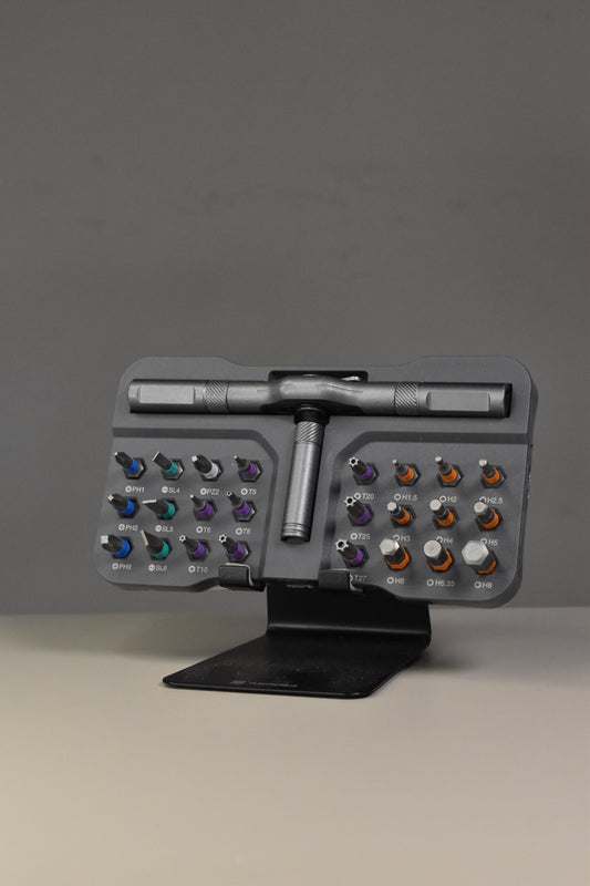 24-in-1 Magnetic Precision Ratchet Screwdriver Set – Mini Repair Tool Kit for PC, Electronics & Household