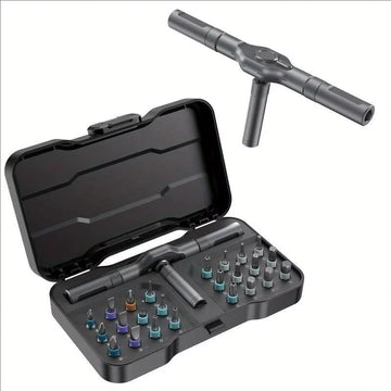 24-in-1 Magnetic Precision Ratchet Screwdriver Set – Mini Repair Tool Kit for PC, Electronics & Household